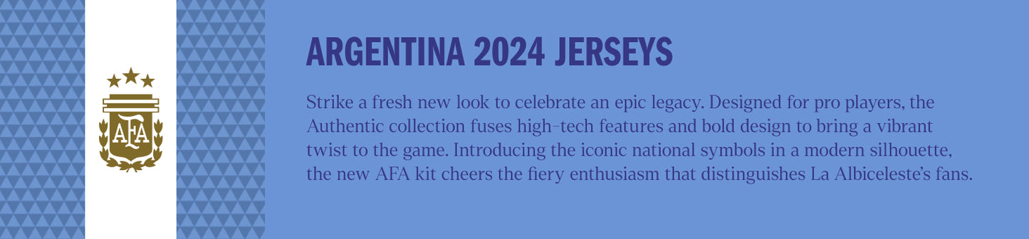 Argentina 2024 Copa America Home Jersey - Replica (Newest Model)