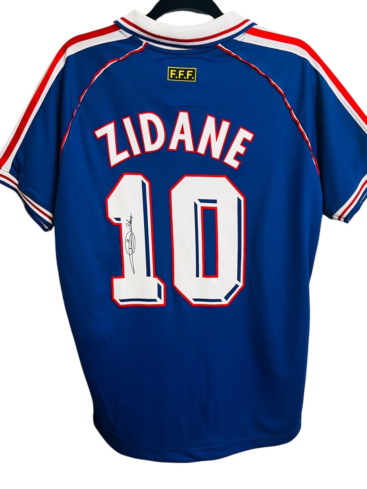 LEGENDS- Retro Zidane 10 France 98 Home Jersey - Replica