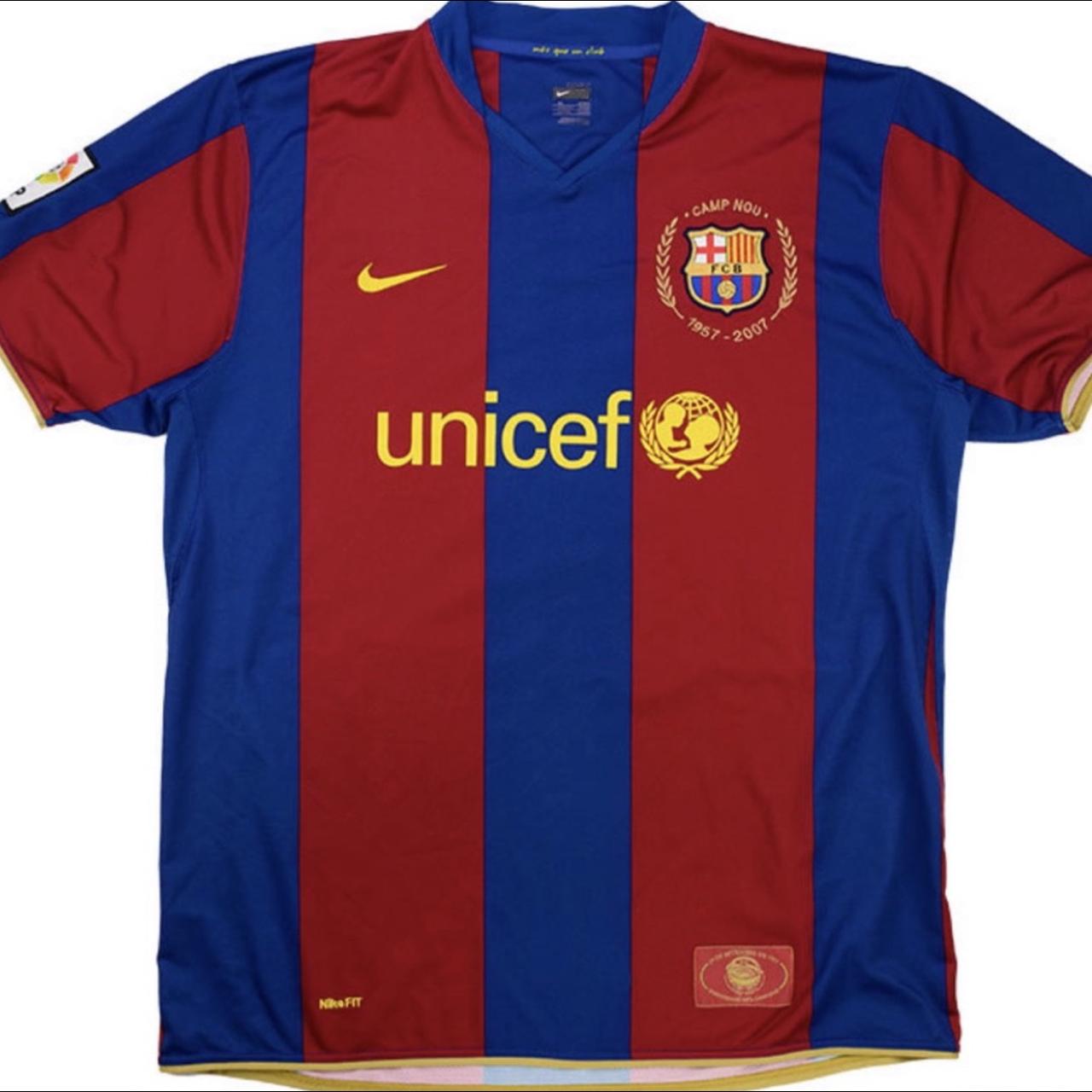 LEGENDS- Retro Ronaldinho Barcelona 2007 Home Jersey - Replica