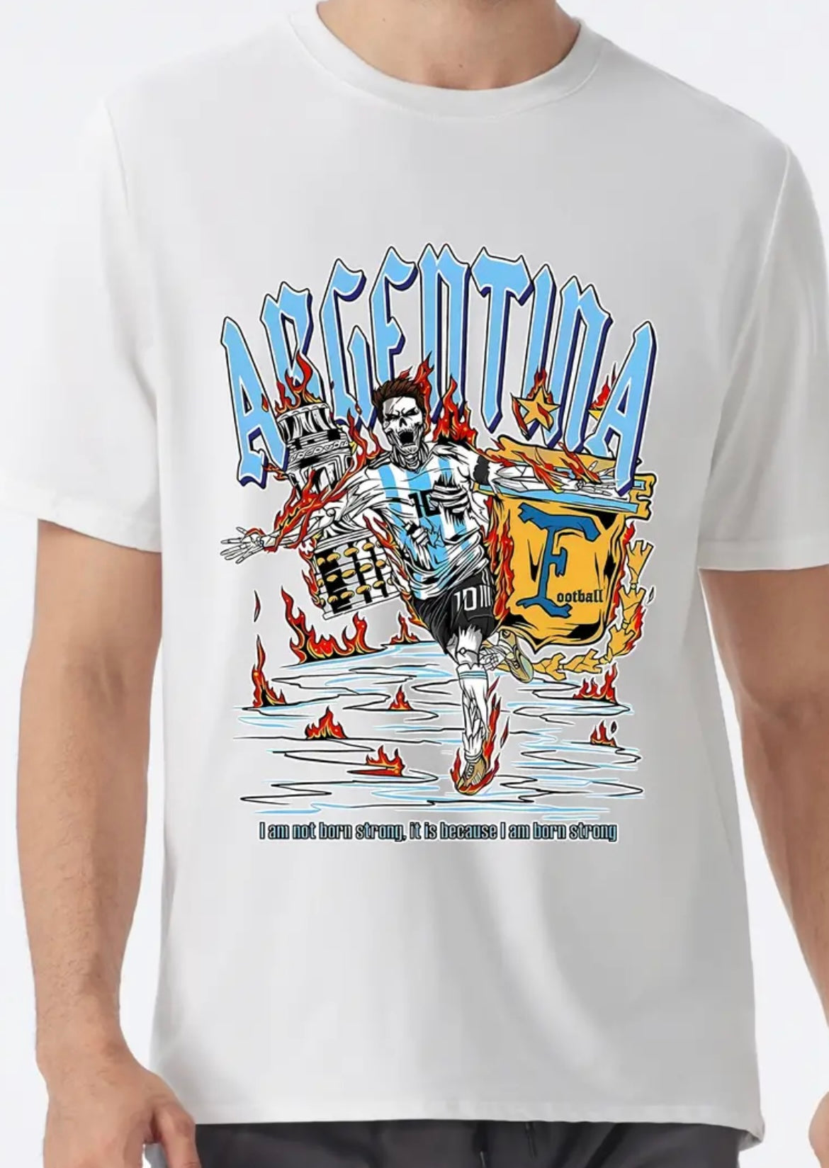 Messi's Last Burning Desire Argentina 2024 Graphic Tee